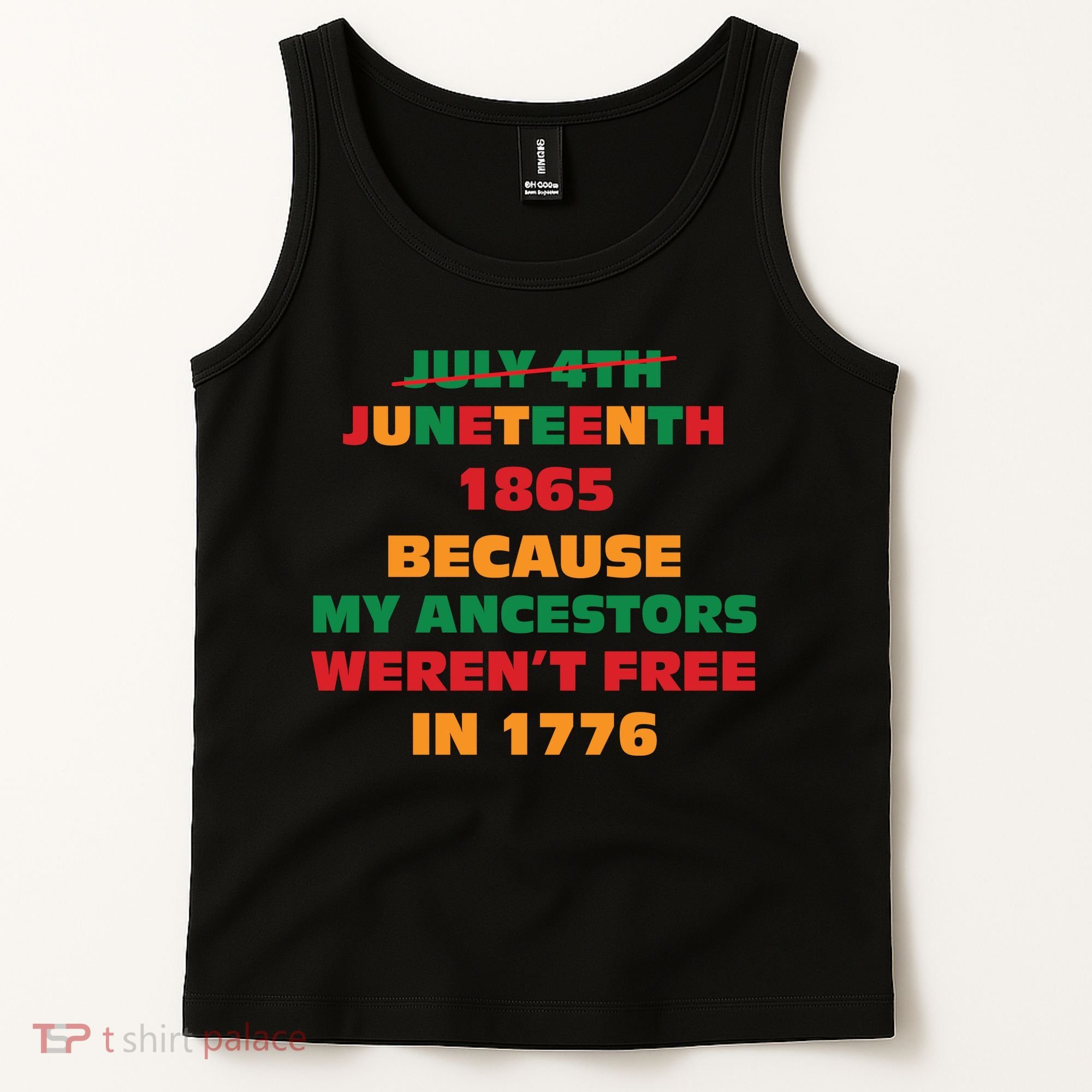 Never Let Them Forget For Juneteenth Day Gift Tank Top