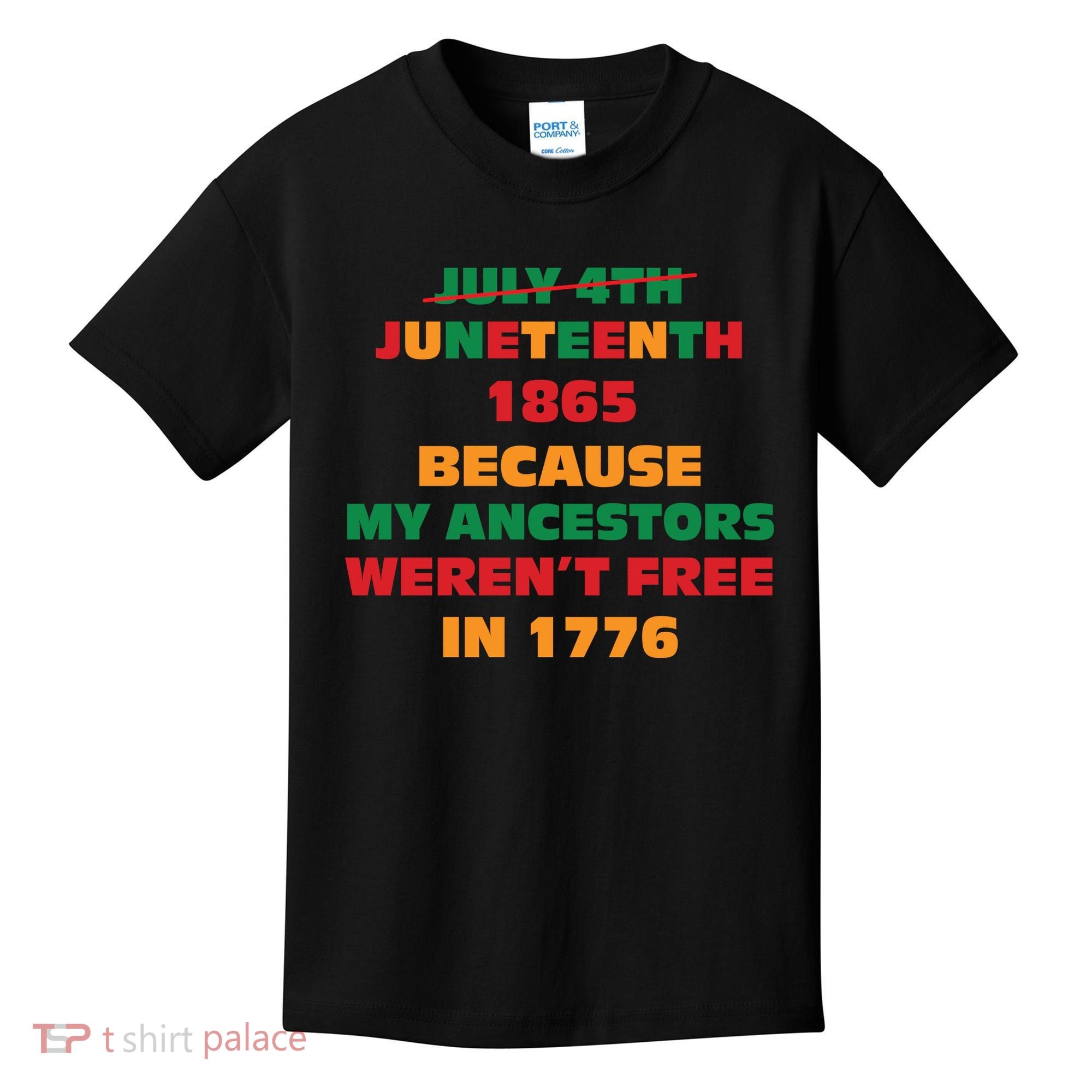 Never Let Them Forget For Juneteenth Day Gift Kids T-Shirt