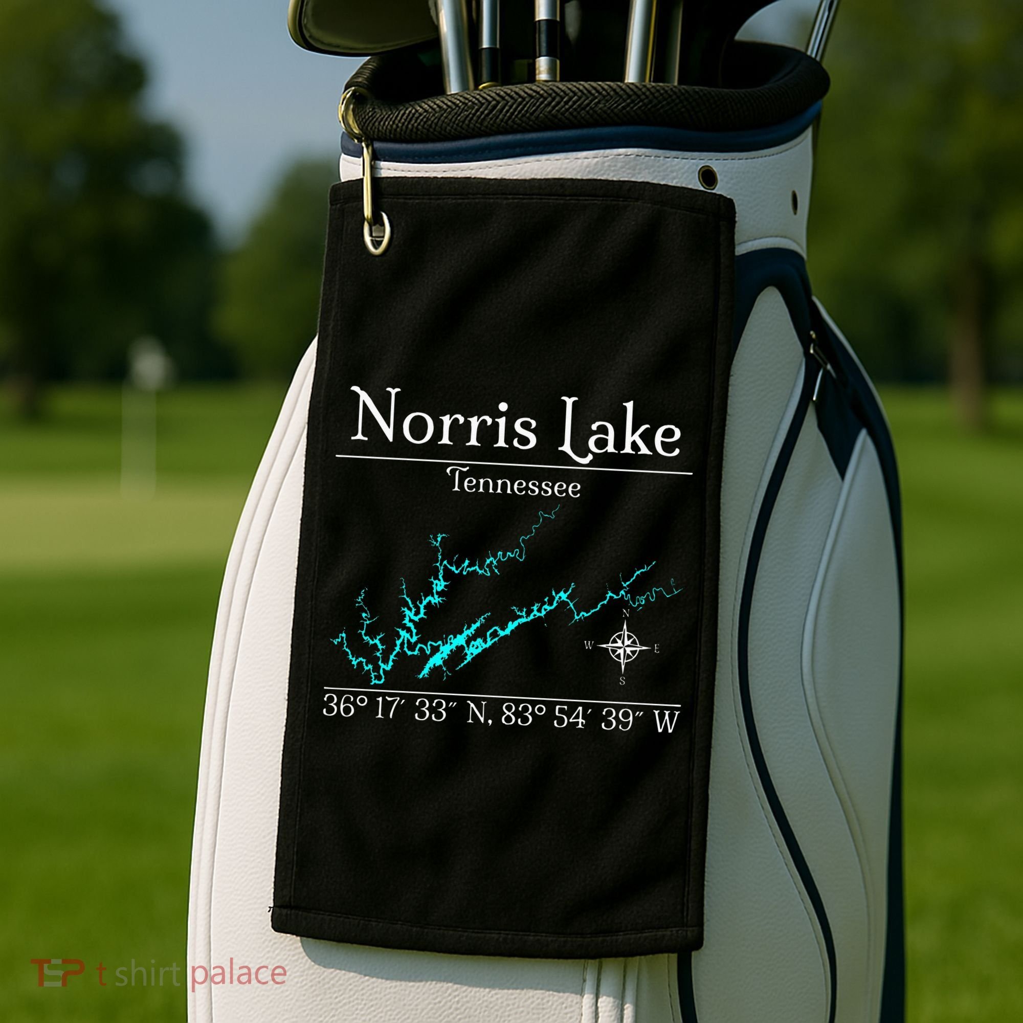 Norris Lake Tennessee Golf Towel