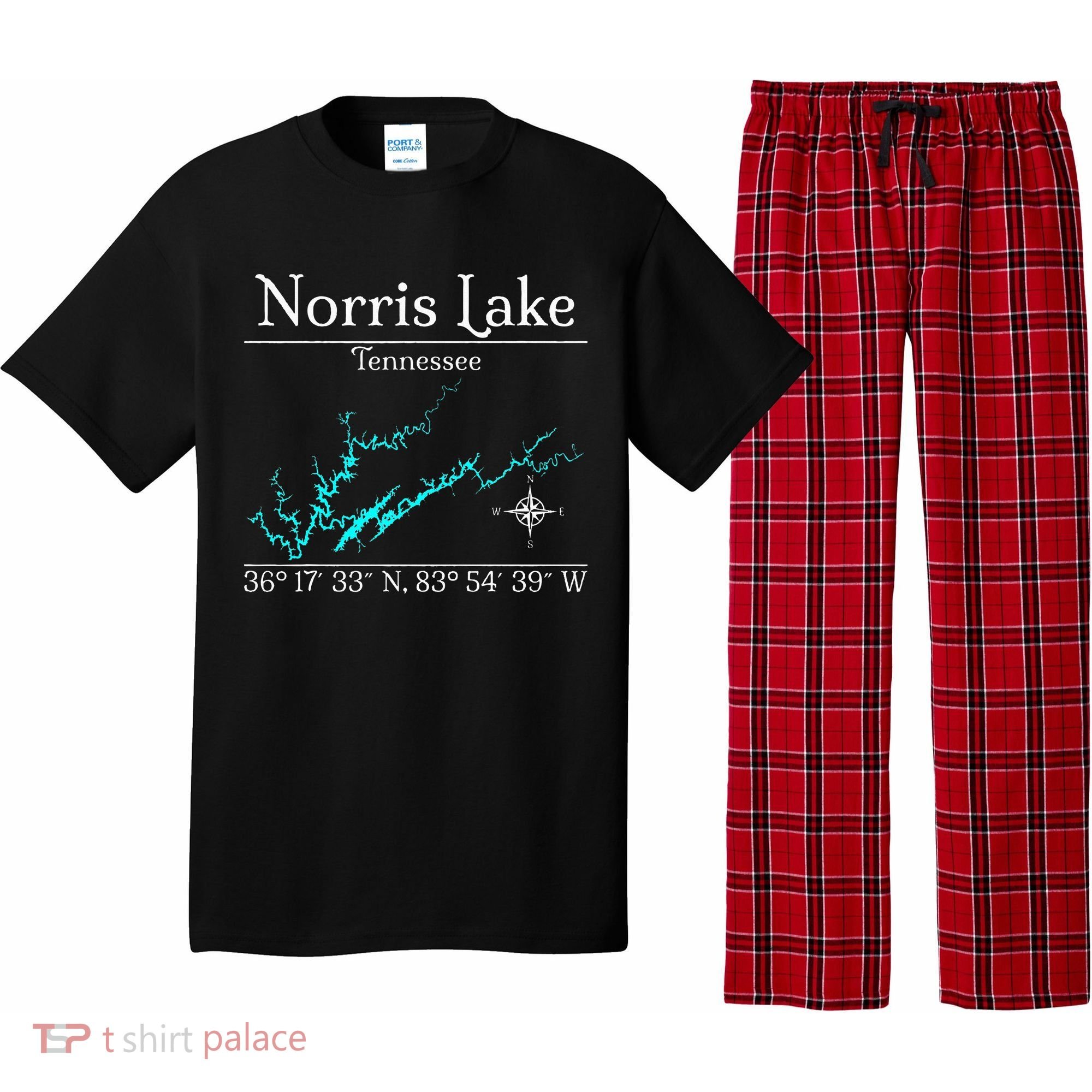 Norris Lake Tennessee Pajama Set