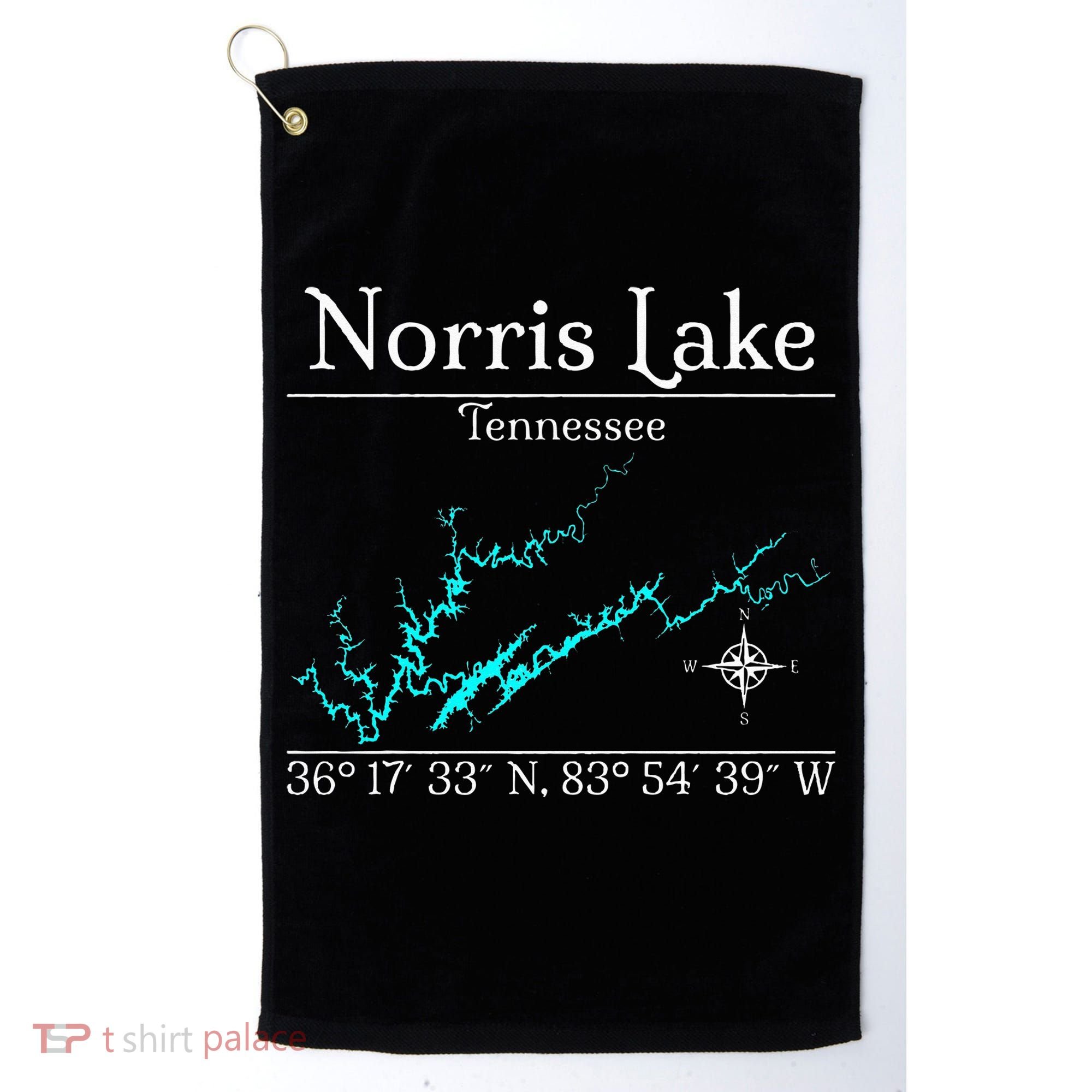 Norris Lake Tennessee Golf Towel