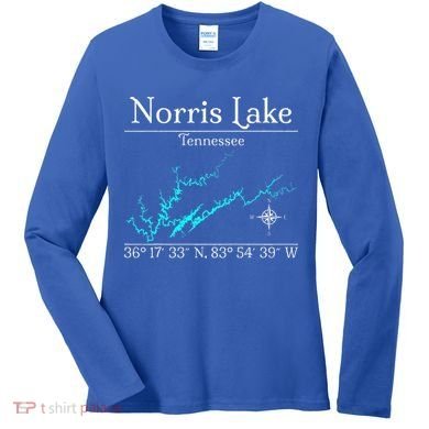 Norris Lake Tennessee Women's Long Sleeve Shirt