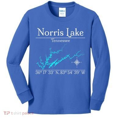Norris Lake Tennessee Kids Long Sleeve Shirt