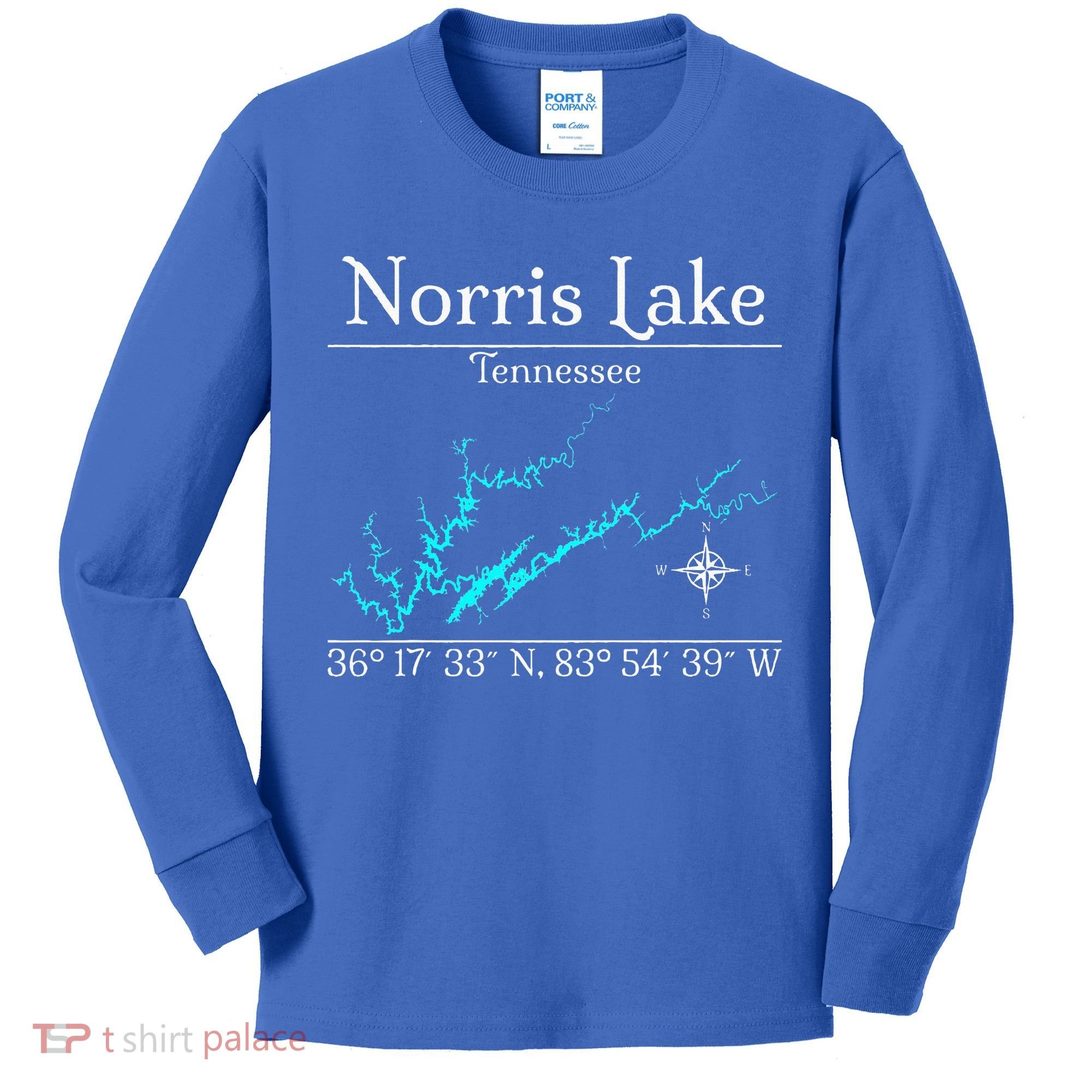 Norris Lake Tennessee Kids Long Sleeve Shirt