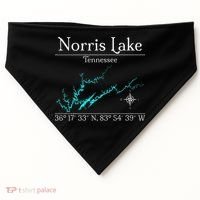 Norris Lake Tennessee USA-Made Doggie Bandana thumb 0