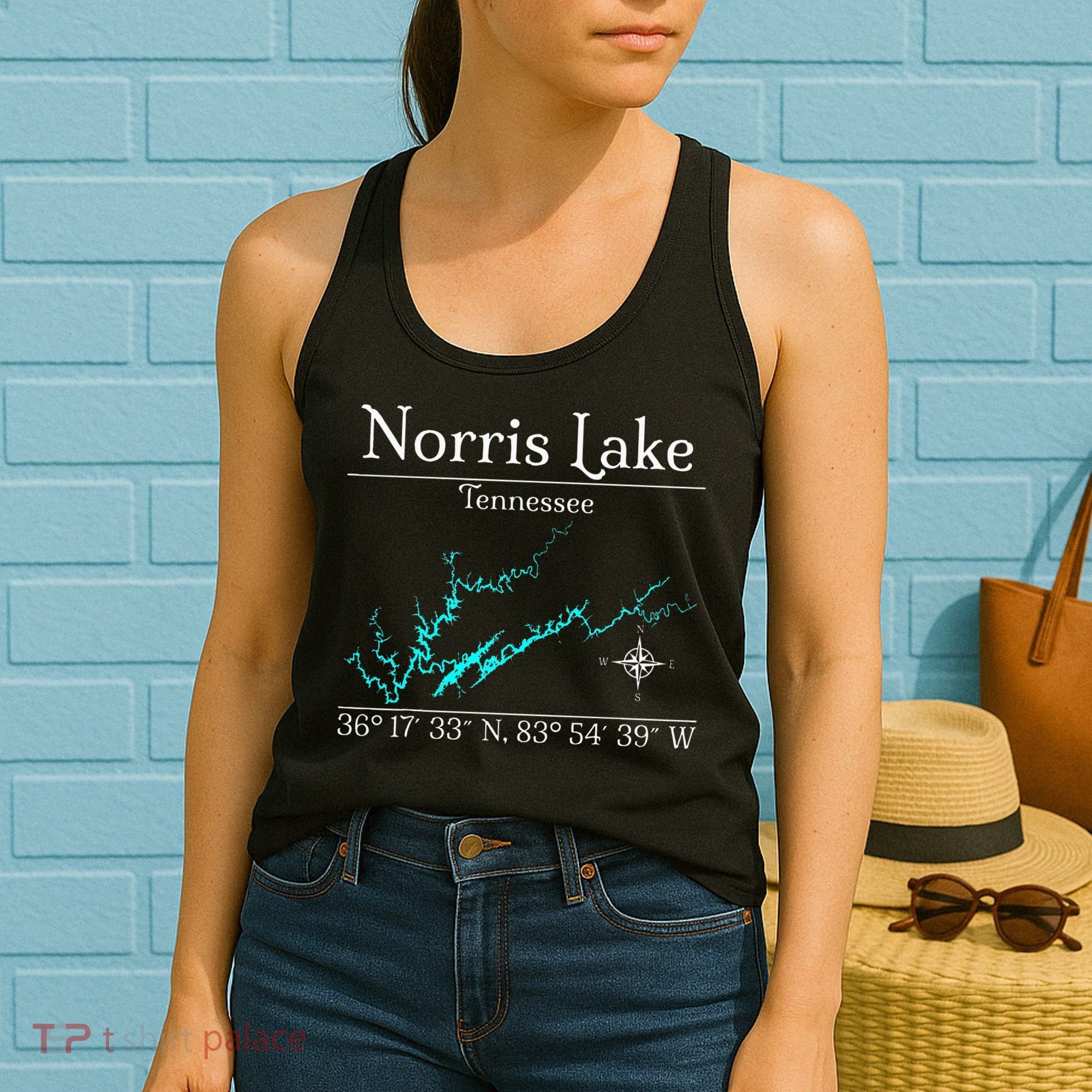Norris Lake Tennessee Women's Tank Top