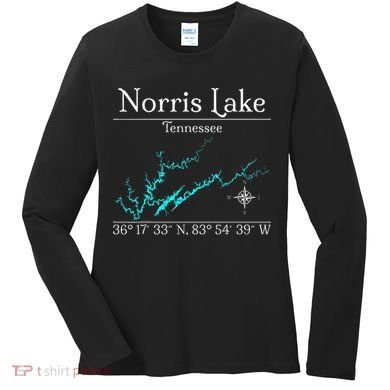 Norris Lake Tennessee Women's Long Sleeve Shirt