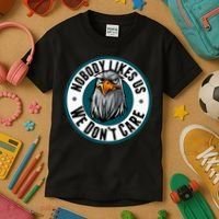 Nobody Likes Us We Don't Care Eagle Kids T-Shirt thumb 3
