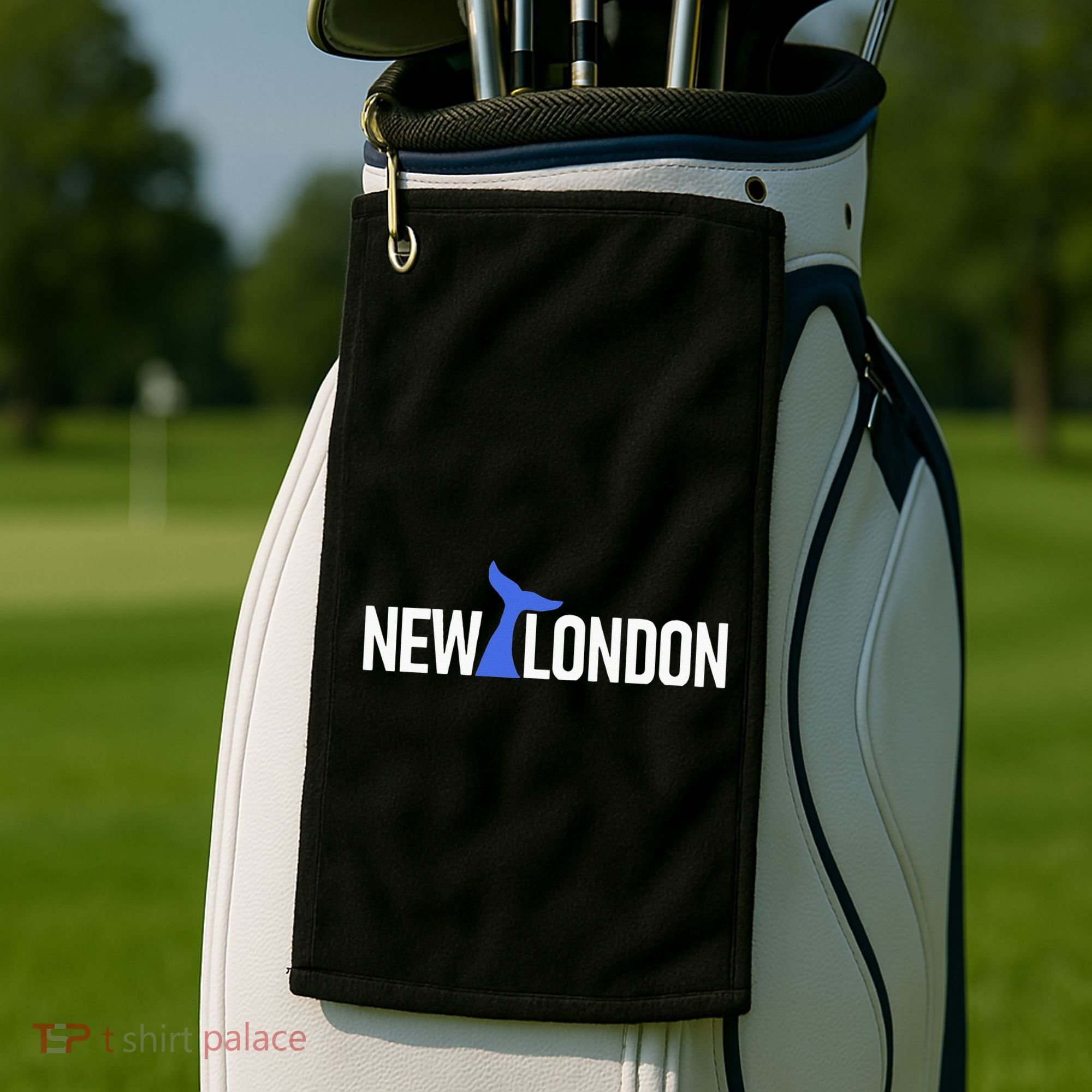 New London Whale Tail Golf Towel