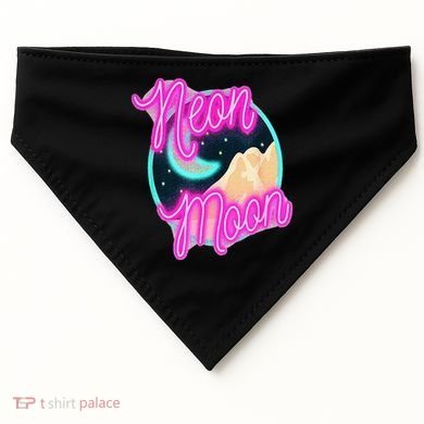 Neon Moon 90s Country Music USA-Made Doggie Bandana