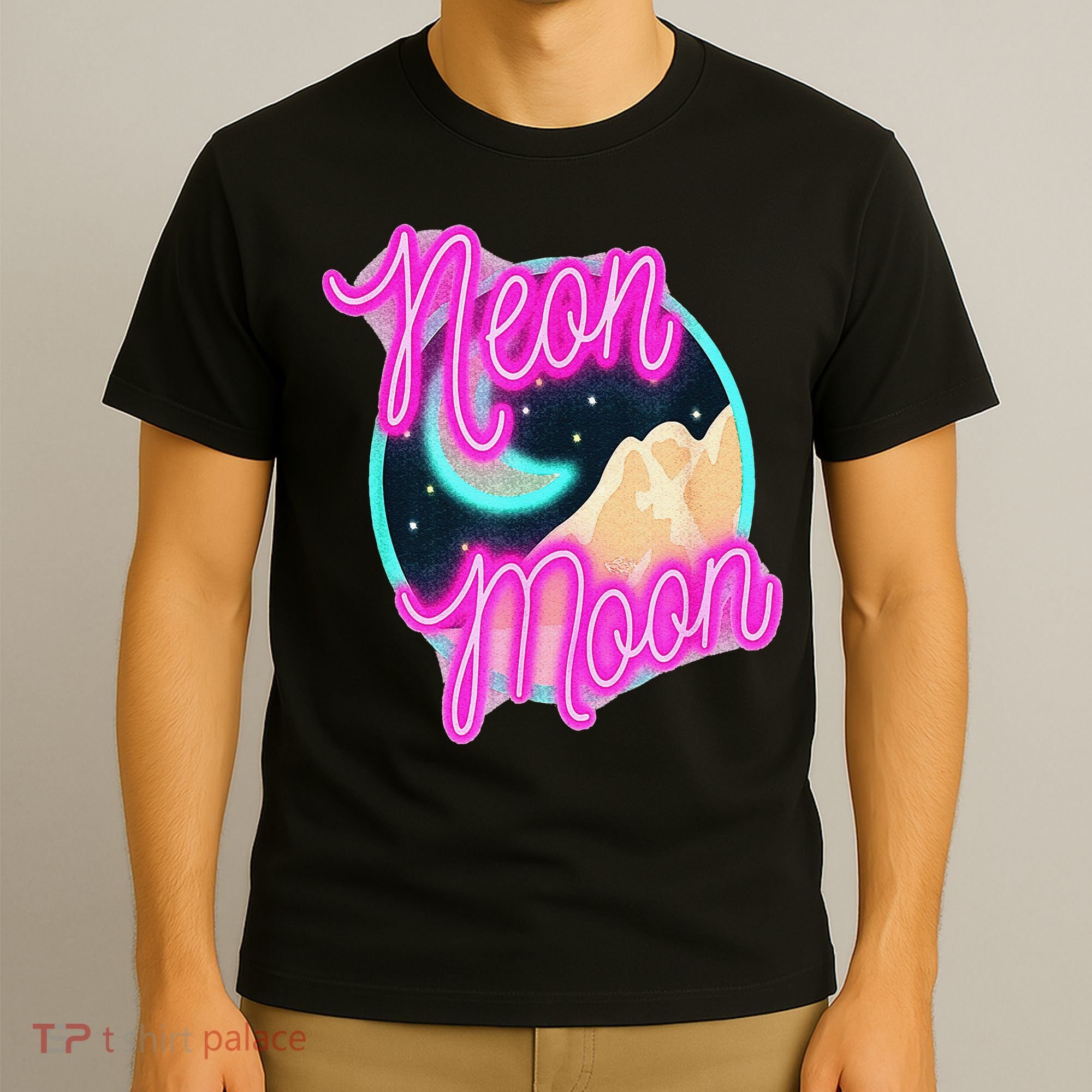 Neon Moon 90s Country Music T-Shirt