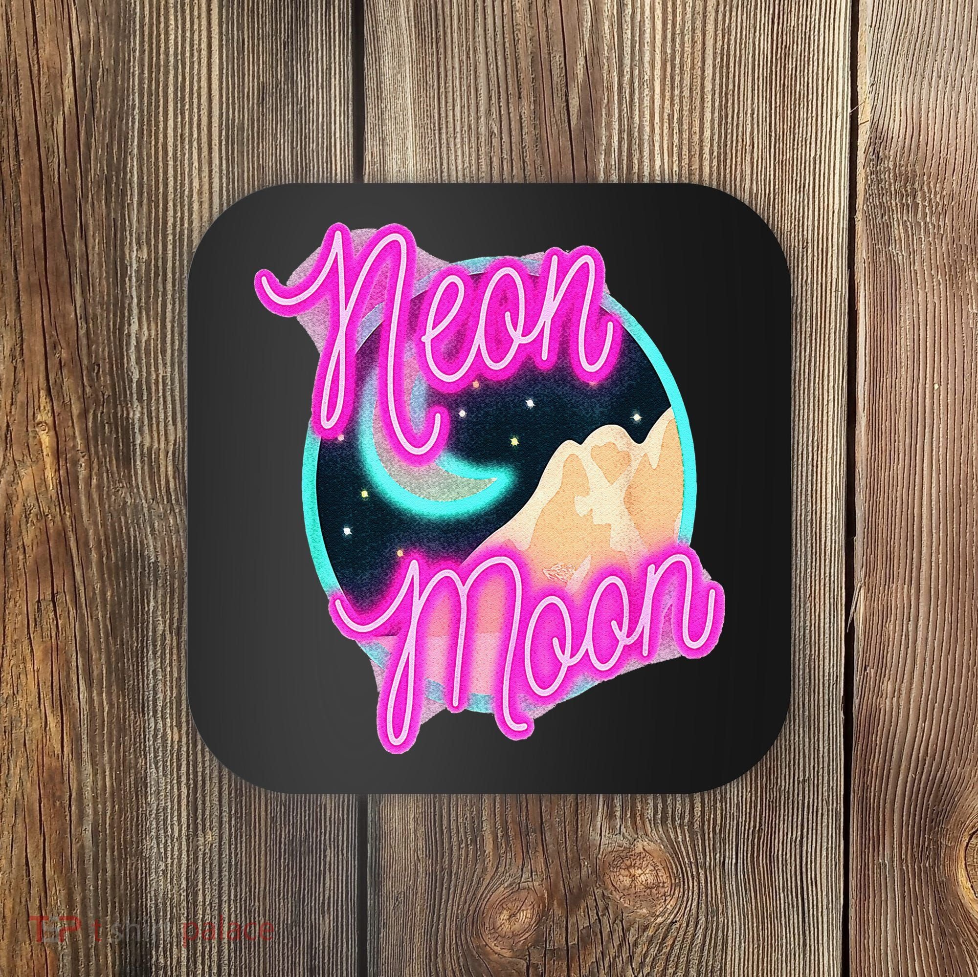 Neon Moon 90s Country Music Coaster
