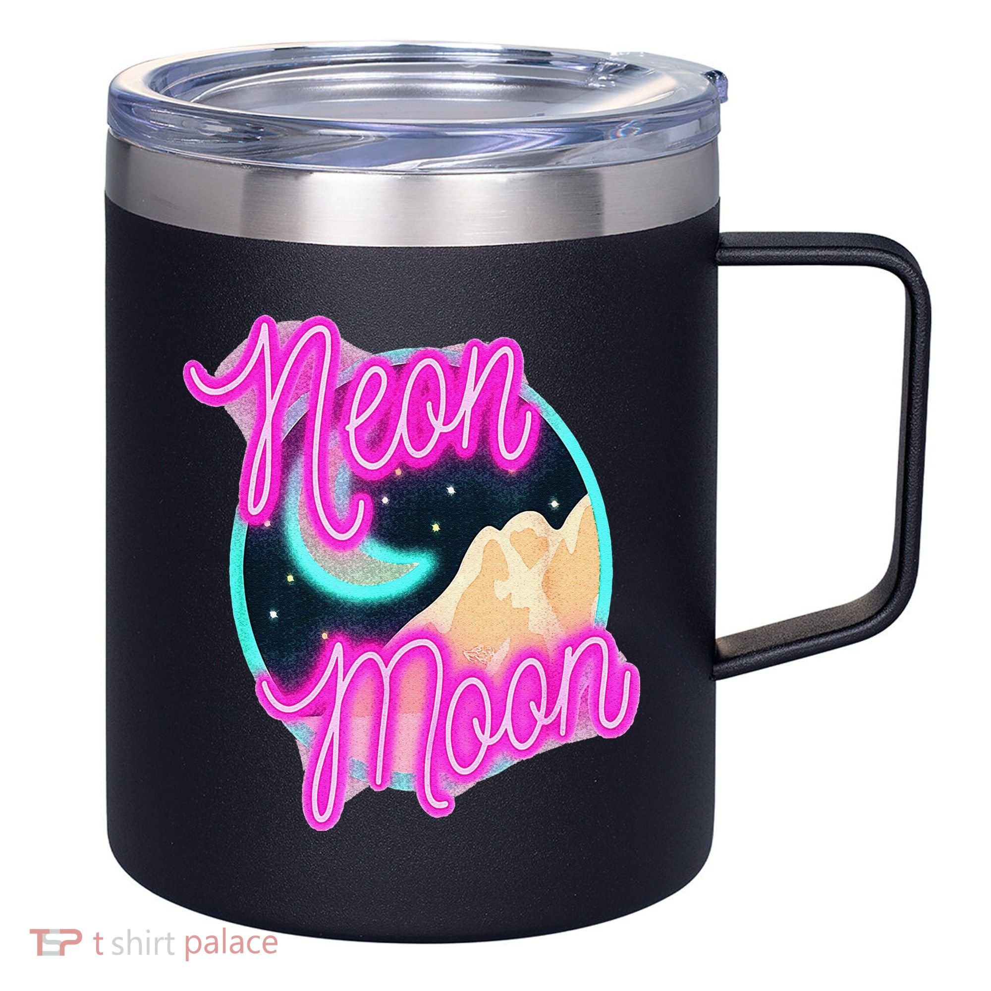 Neon Moon 90s Country Music 12oz Stainless Steel Coffee Mug