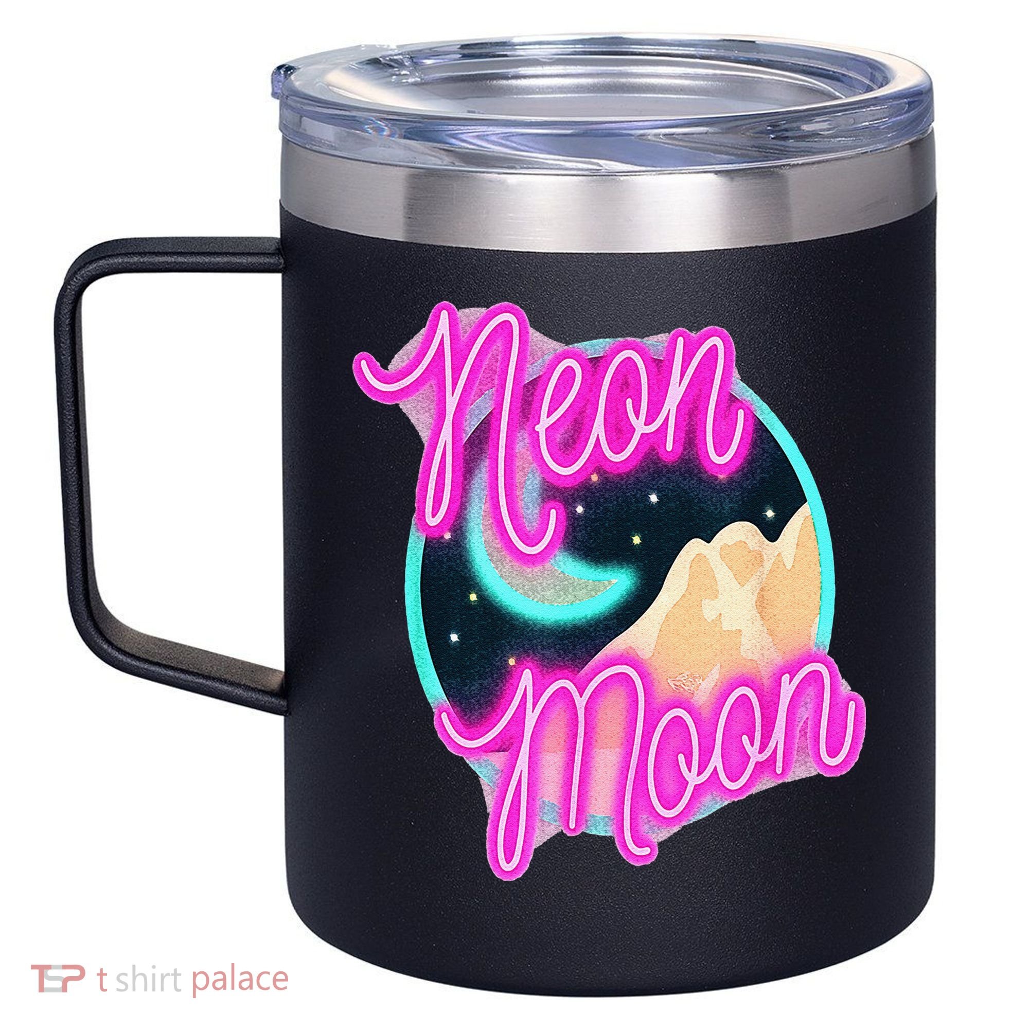 Neon Moon 90s Country Music 12oz Stainless Steel Coffee Mug