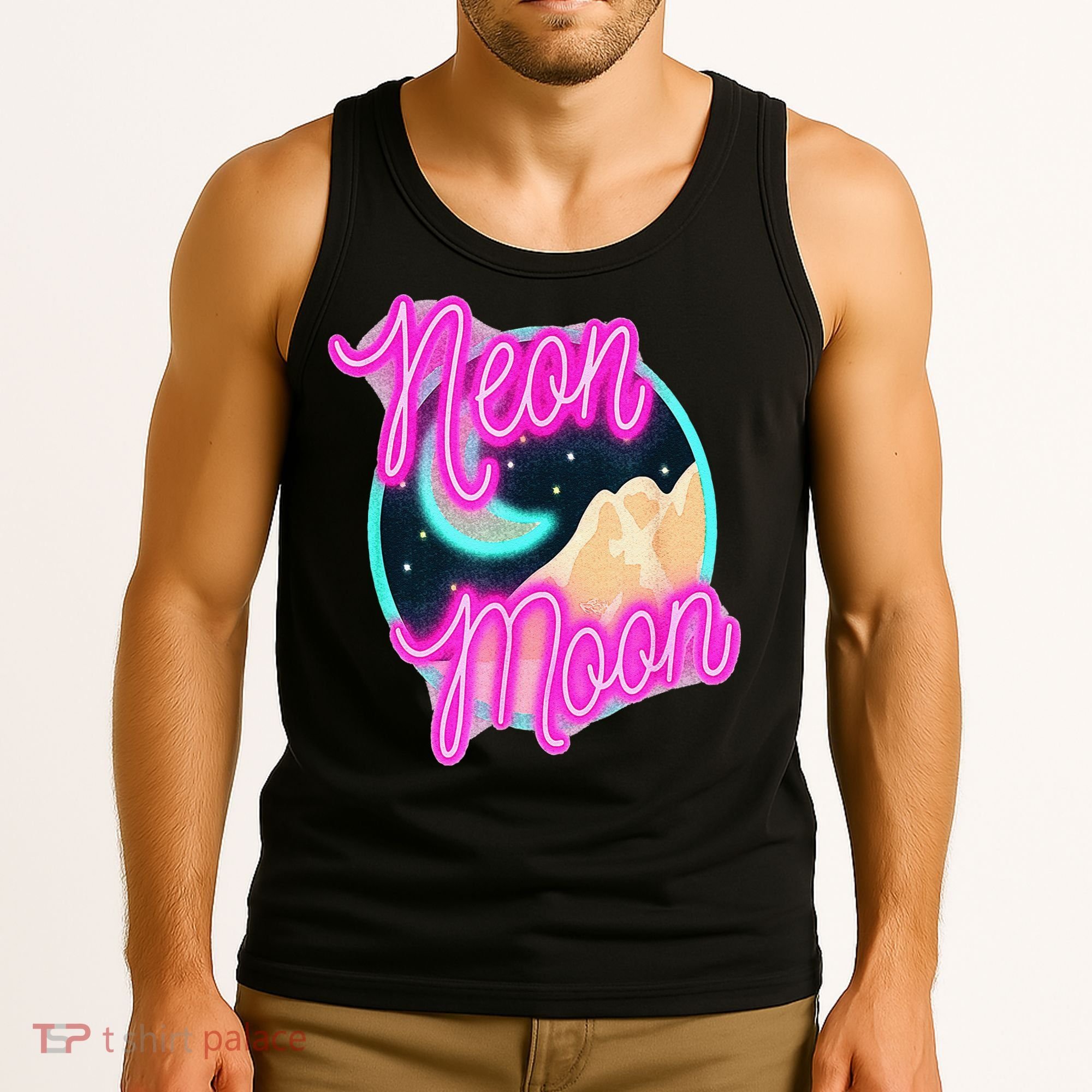 Neon Moon 90s Country Music Tank Top