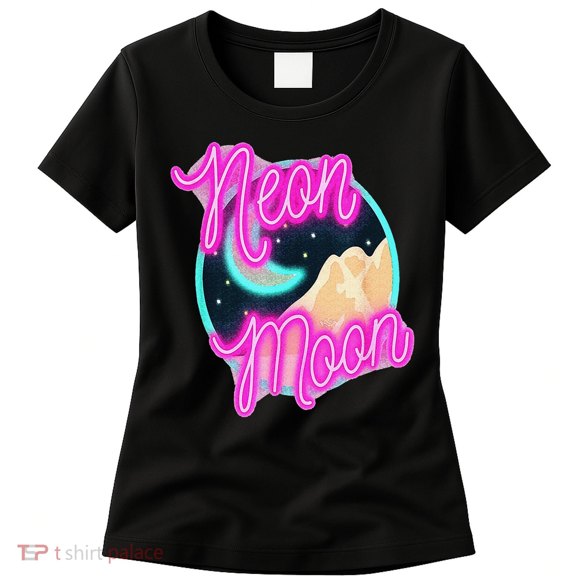 Neon Moon 90s Country Music Women's T-Shirt