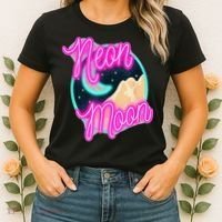 Neon Moon 90s Country Music Women's T-Shirt thumb 2