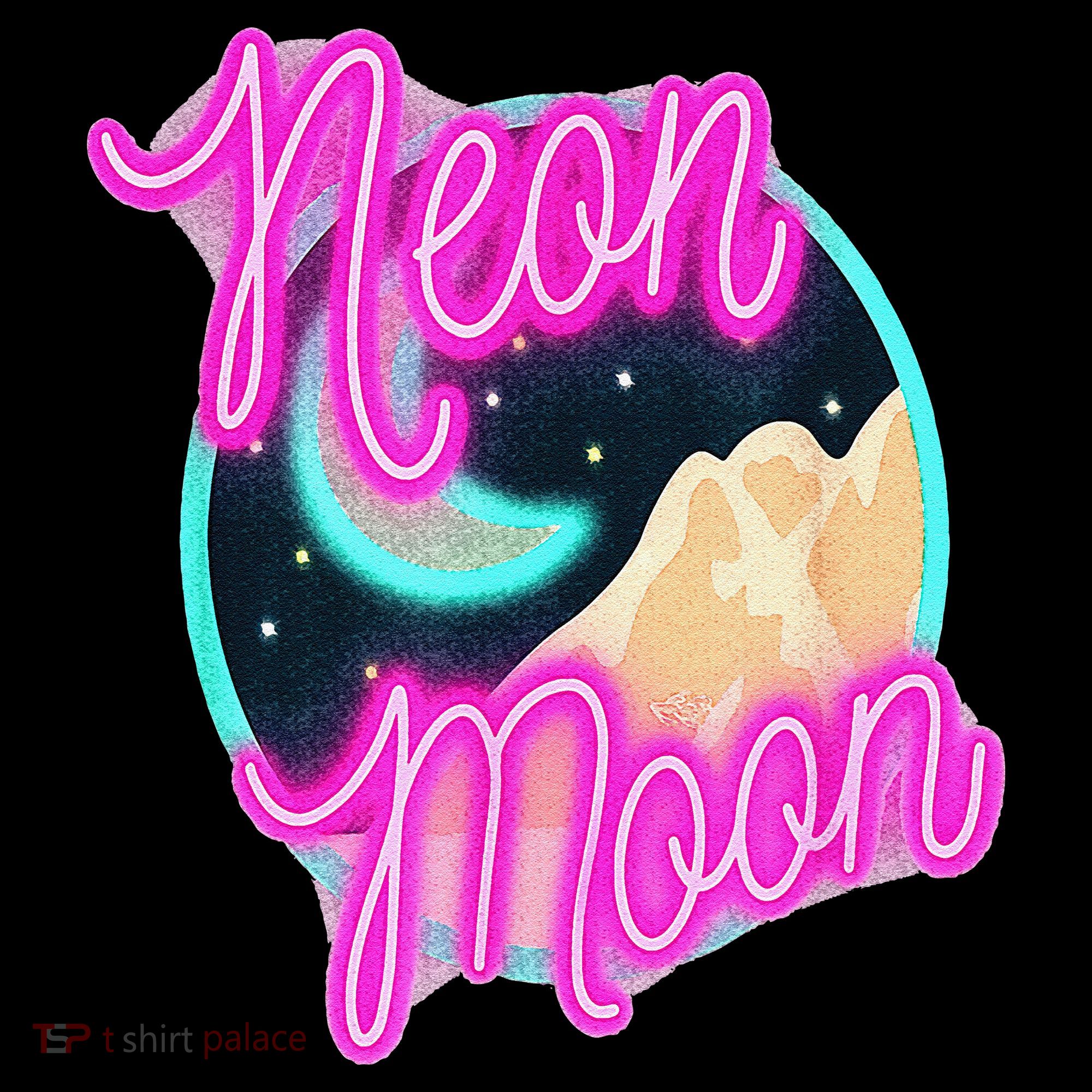 Neon Moon 90s Country Music Women's T-Shirt