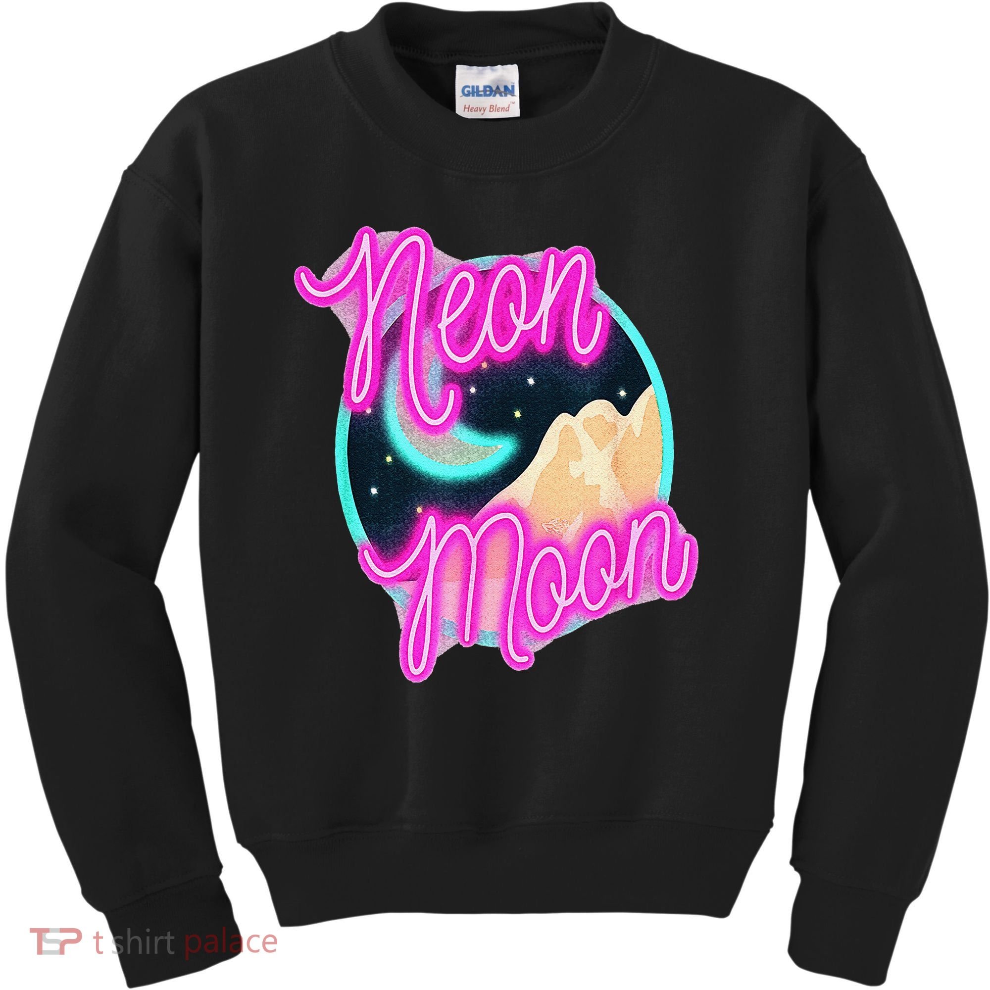 Neon Moon 90s Country Music Kids Sweatshirt