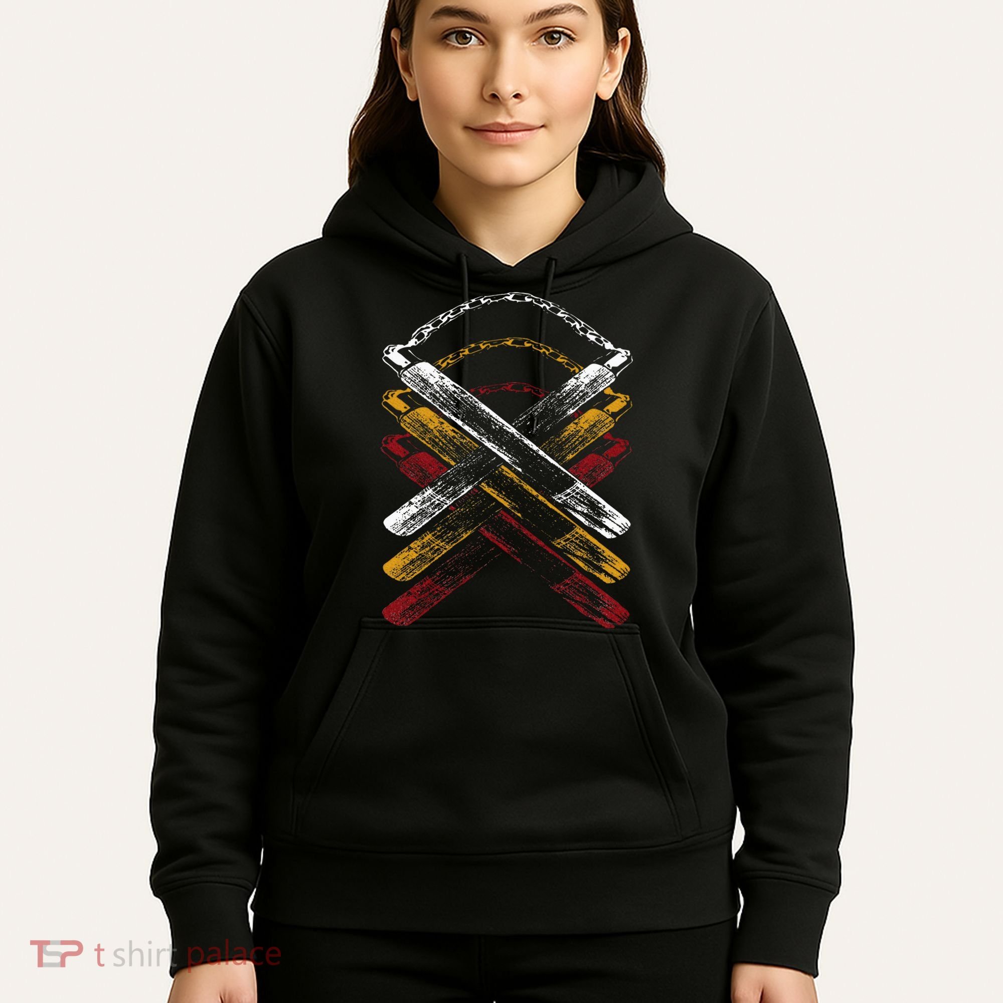 Nunchucks Martial Arts Retro Hoodie