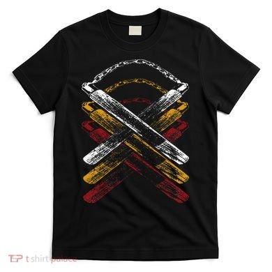 Nunchucks Martial Arts Retro T-Shirt