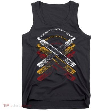 Nunchucks Martial Arts Retro Tank Top