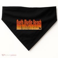 North Myrtle Beach Sc Retro 80s Style USA-Made Doggie Bandana thumb 0