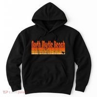 North Myrtle Beach Sc Retro 80s Style Hoodie thumb 0