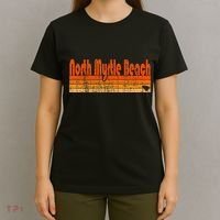 North Myrtle Beach Sc Retro 80s Style T-Shirt thumb 4