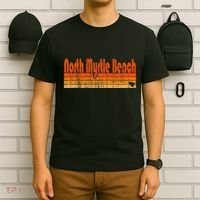 North Myrtle Beach Sc Retro 80s Style T-Shirt thumb 6