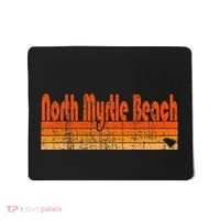 North Myrtle Beach Sc Retro 80s Style Mousepad thumb 0
