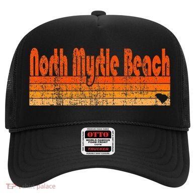 North Myrtle Beach Sc Retro 80s Style Hat