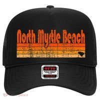 North Myrtle Beach Sc Retro 80s Style Hat thumb 0