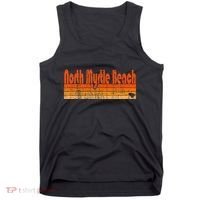 North Myrtle Beach Sc Retro 80s Style Tank Top thumb 0