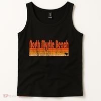 North Myrtle Beach Sc Retro 80s Style Tank Top thumb 2