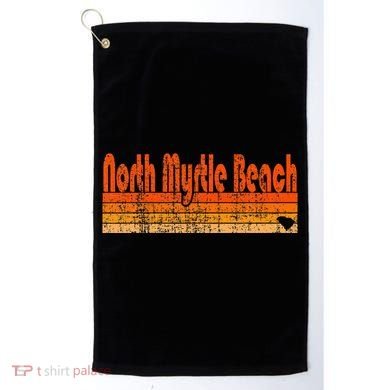 North Myrtle Beach Sc Retro 80s Style Golf Towel