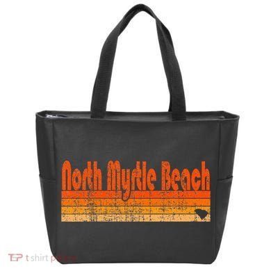 North Myrtle Beach Sc Retro 80s Style Tote Bag