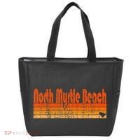 North Myrtle Beach Sc Retro 80s Style Tote Bag thumb 0