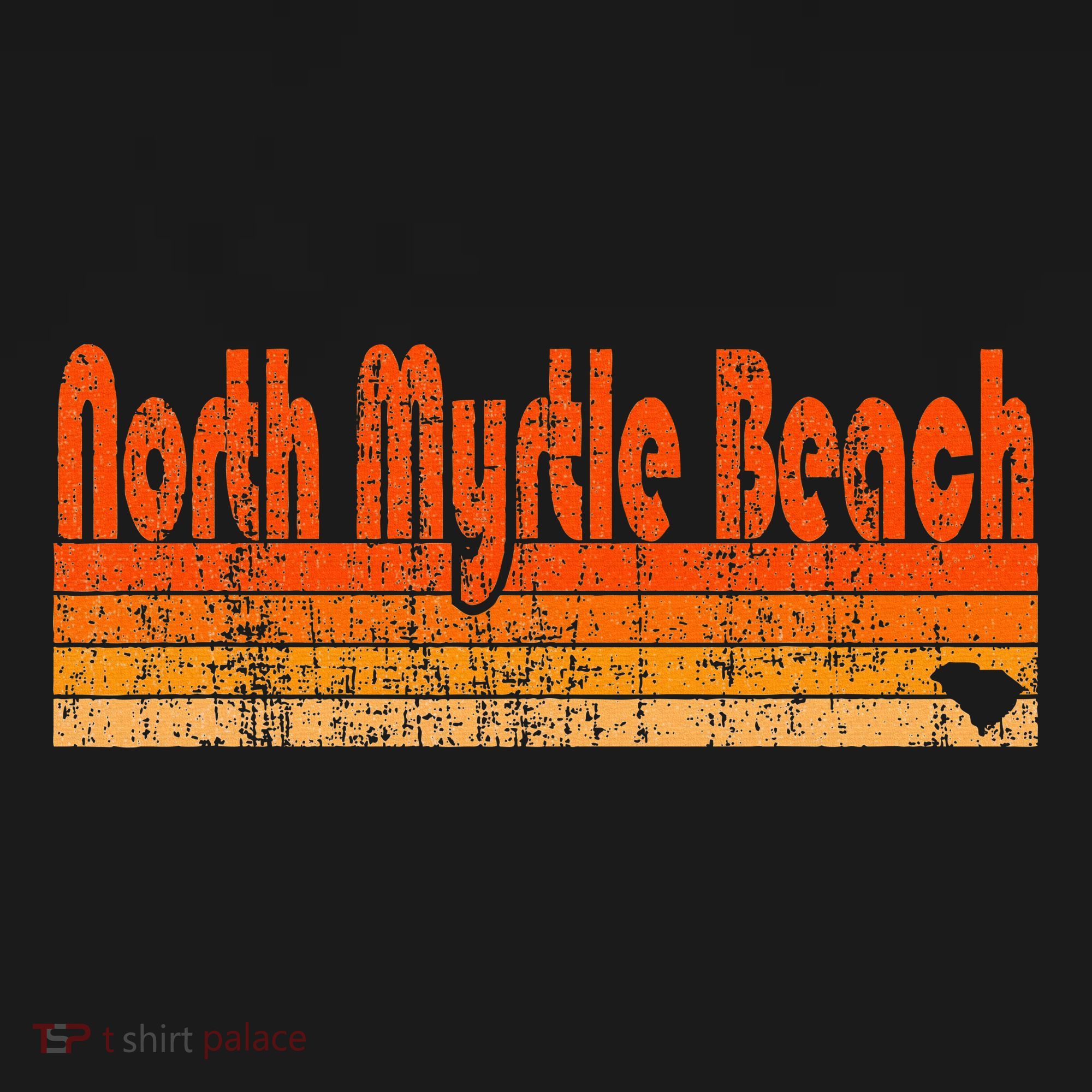 North Myrtle Beach Sc Retro 80s Style Tote Bag