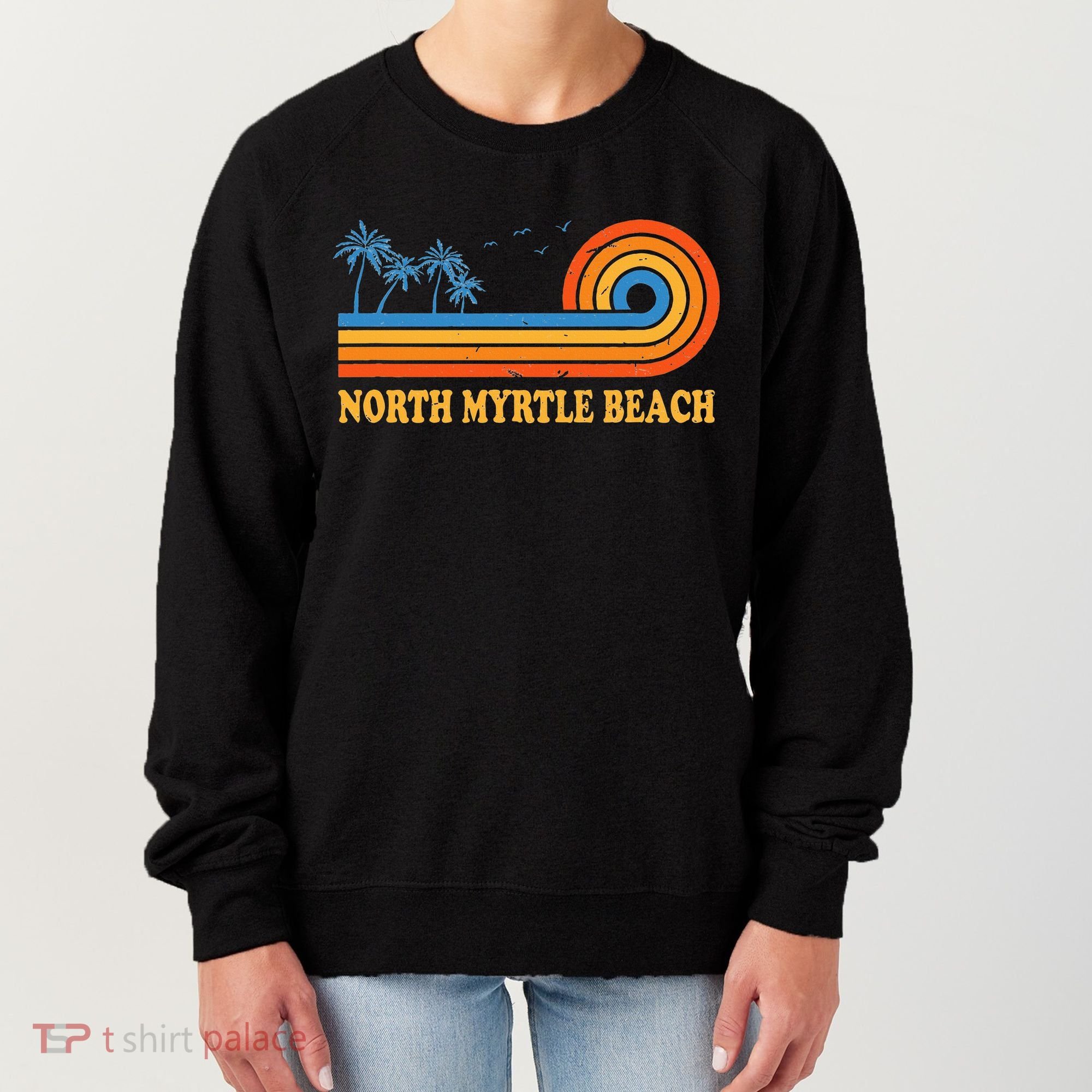 North Myrtle Beach South Carolina Summer Sc Tropical Women's Sweatshirt