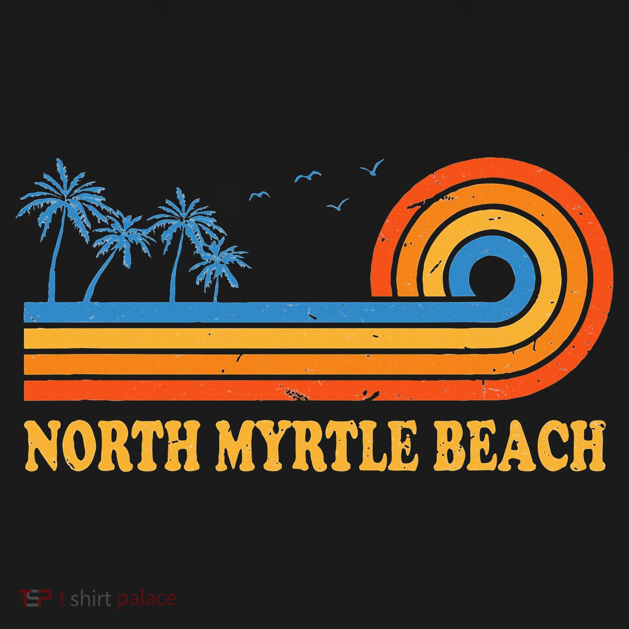 North Myrtle Beach South Carolina Summer Sc Tropical Women's Hoodie
