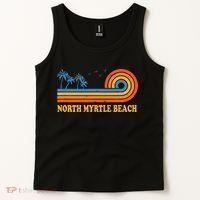 North Myrtle Beach South Carolina Summer Sc Tropical Tank Top thumb 2