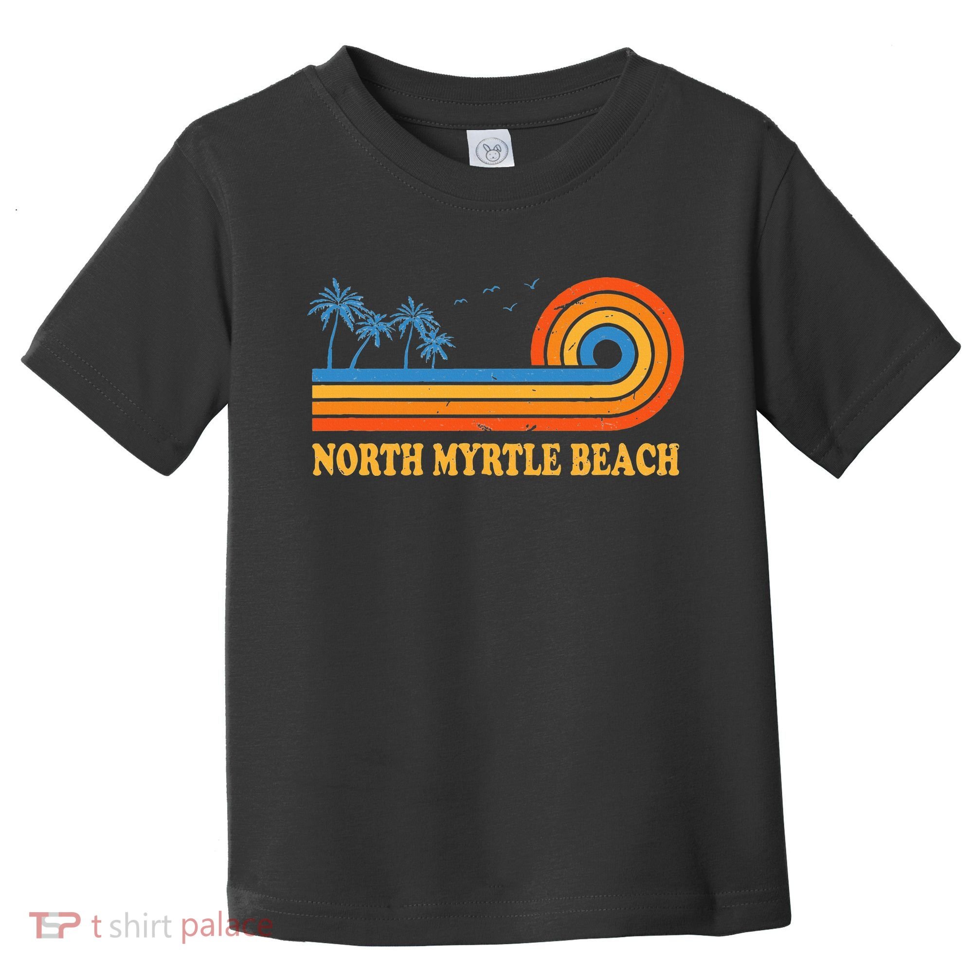 North Myrtle Beach South Carolina Summer Sc Tropical Toddler T-Shirt
