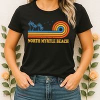 North Myrtle Beach South Carolina Summer Sc Tropical Women's T-Shirt thumb 2