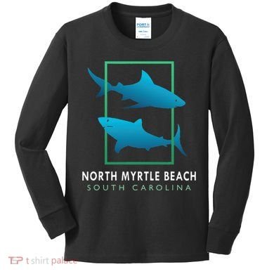 North Myrtle Beach South Carolina Souvenir Kids Long Sleeve Shirt
