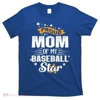 Novelty Mother Baseball Proud Mom Of My Baseball Star Gift T-Shirt thumb 0