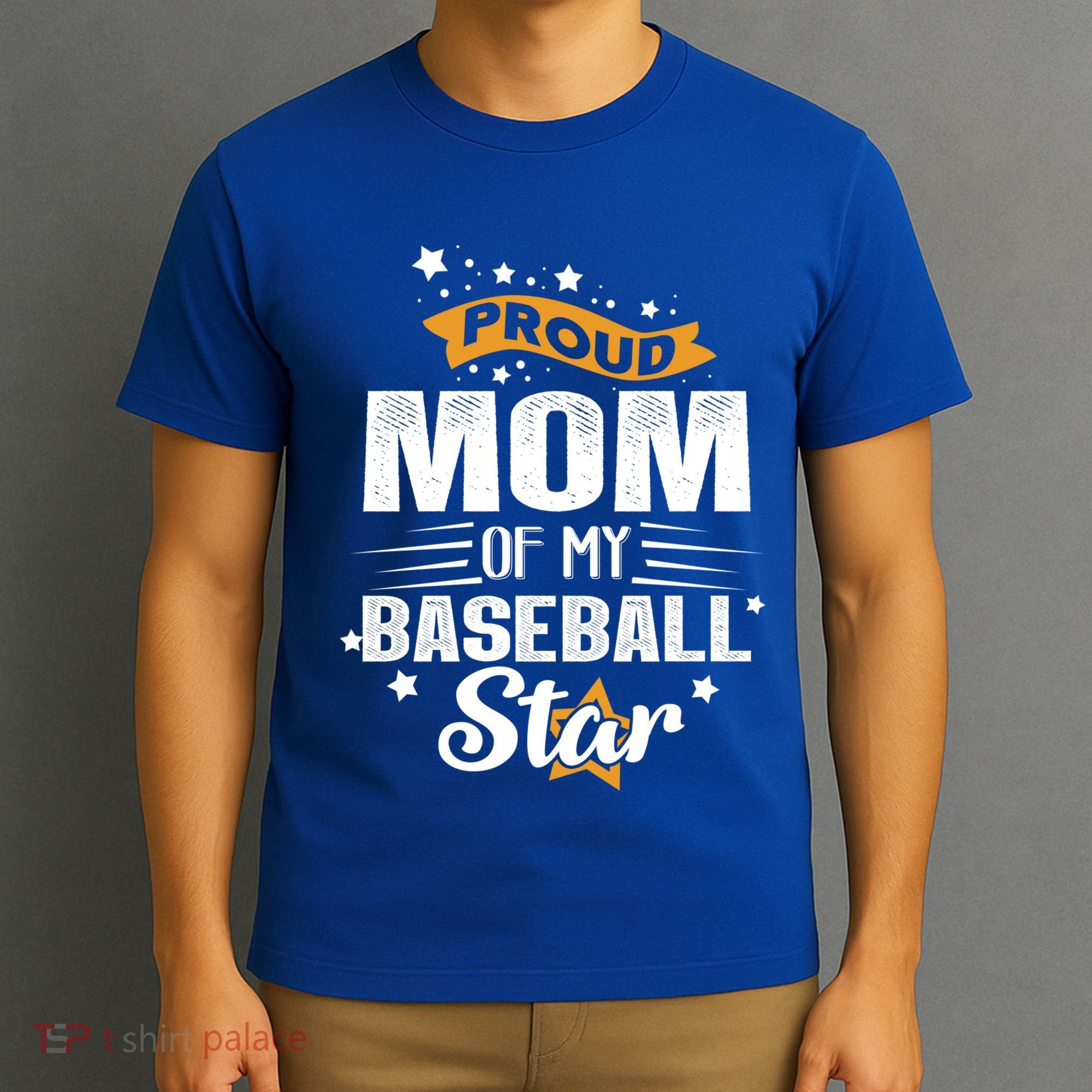 Novelty Mother Baseball Proud Mom Of My Baseball Star Gift T-Shirt