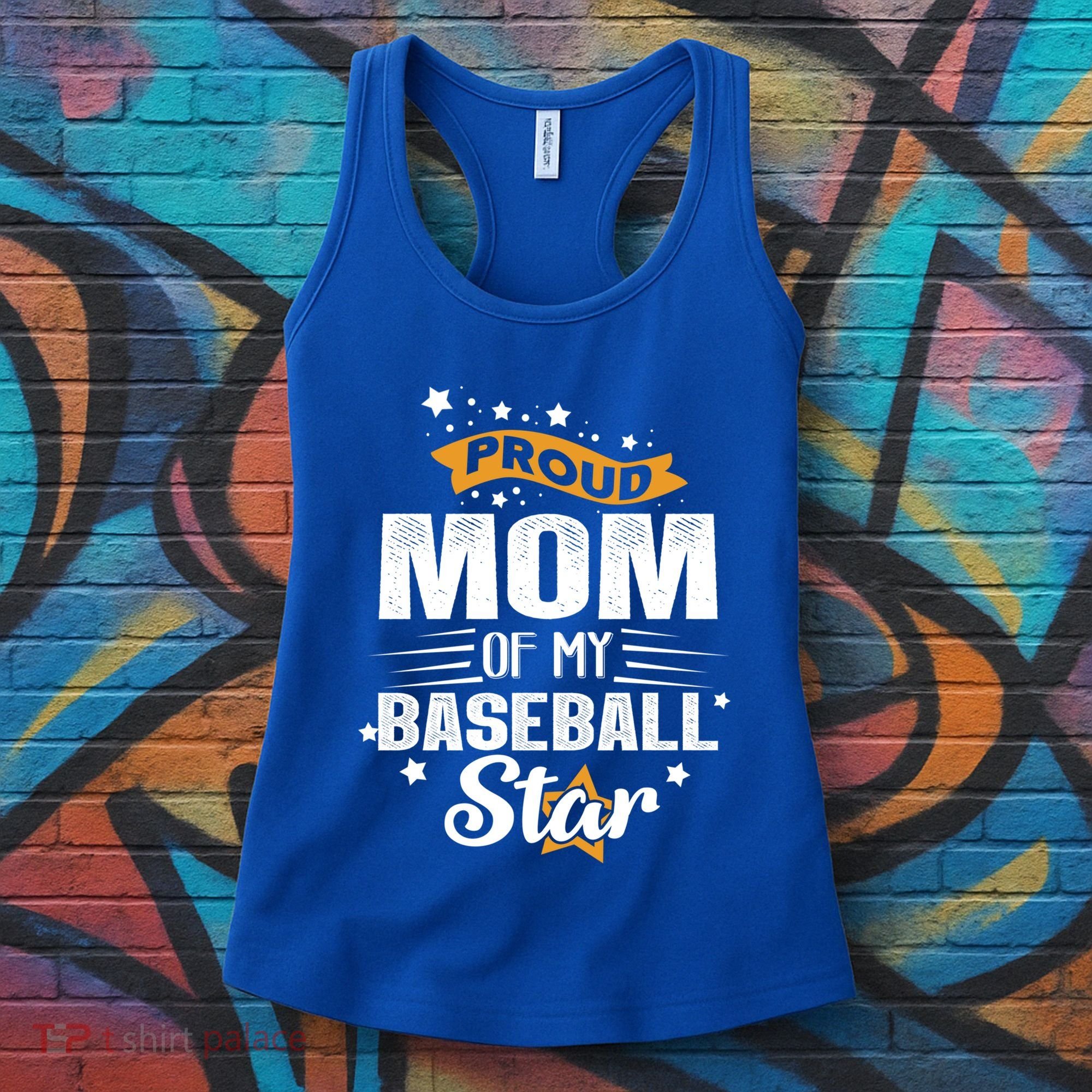 Novelty Mother Baseball Proud Mom Of My Baseball Star Gift Women's Tank Top
