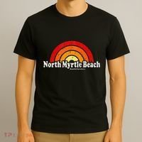 North Myrtle Beach South Carolina Sc Vintage 70s Retro T-Shirt thumb 3