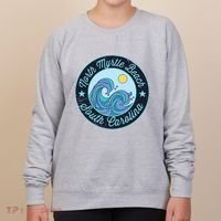 North Myrtle Beach Sc South Carolina Souvenir Nautical Surfe Women's Sweatshirt thumb 0